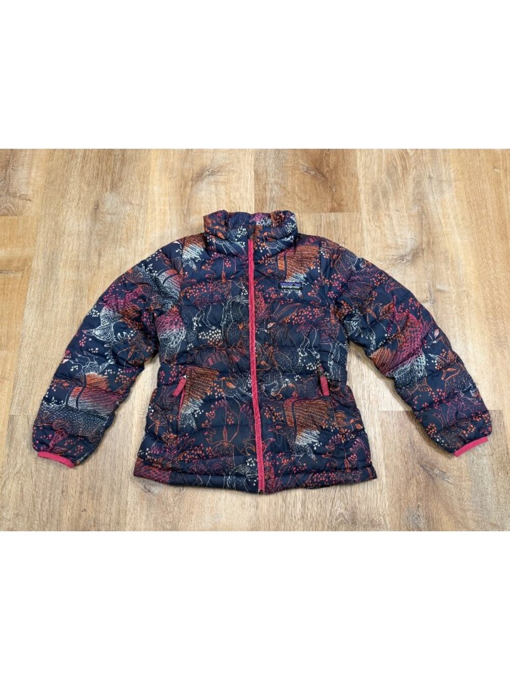 Patagonia Girls Down Sweater Jacket Size Small 7/8